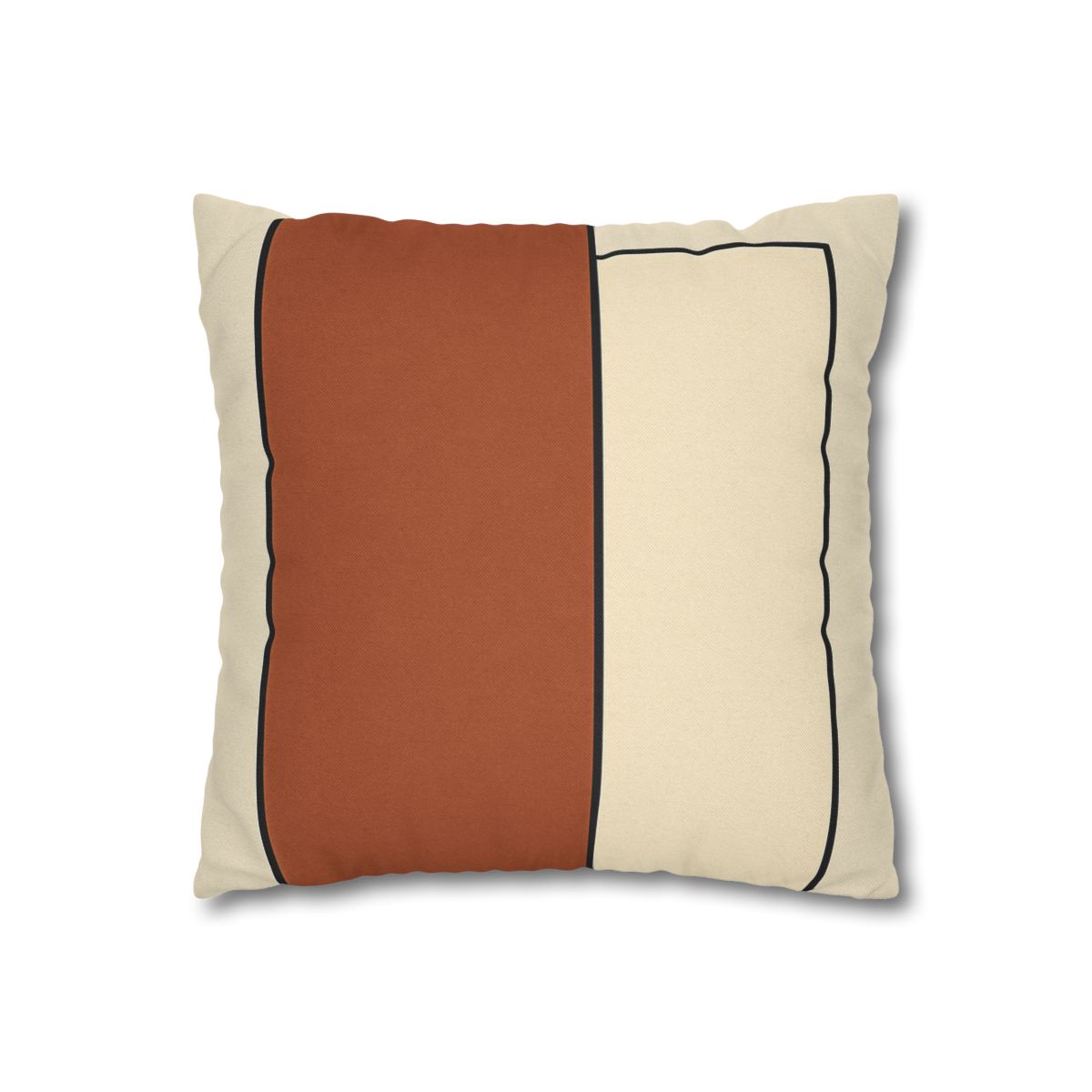 Offset Rectangle Pairing designer print pillow cases