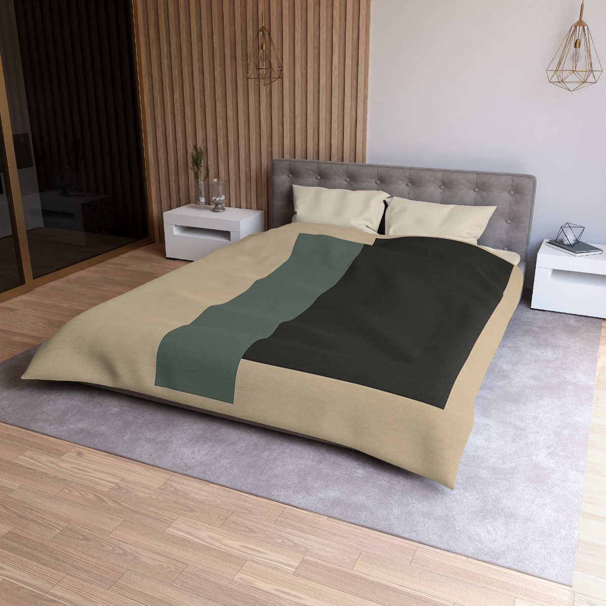 Offset Rectangle Pause stylish duvet covers