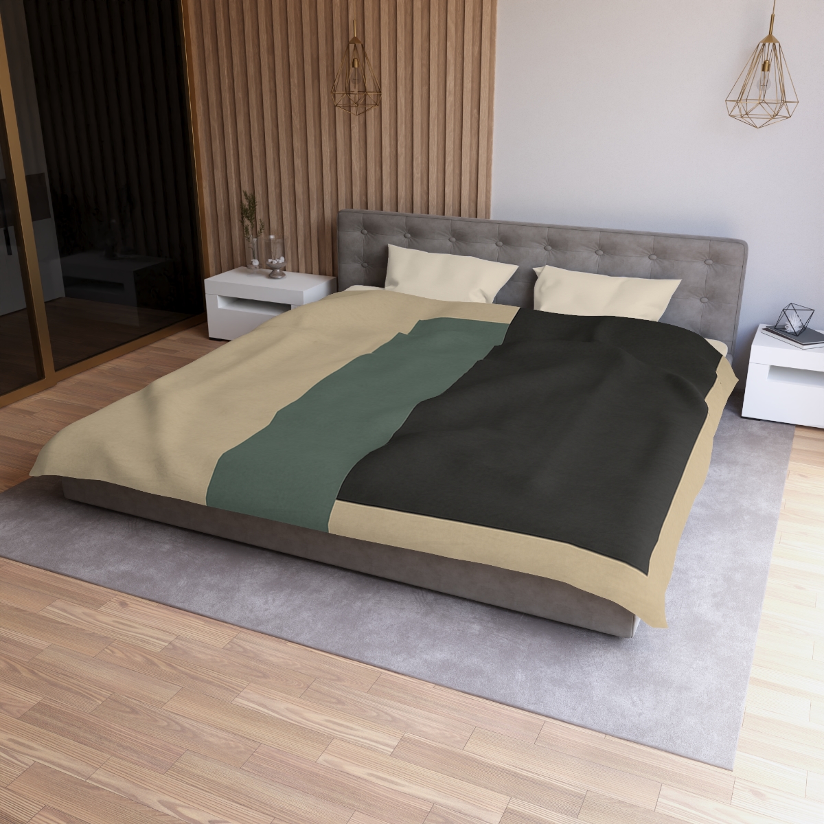 Offset Rectangle Pause stylish duvet covers
