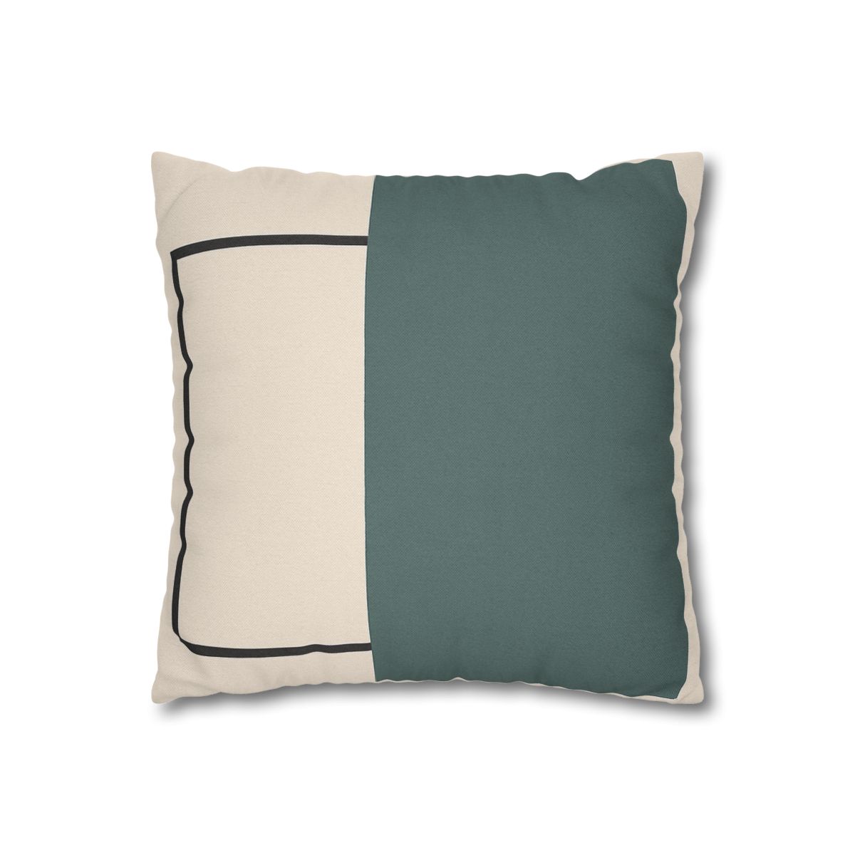 Offset Rectangle Pause personalized pillow covers