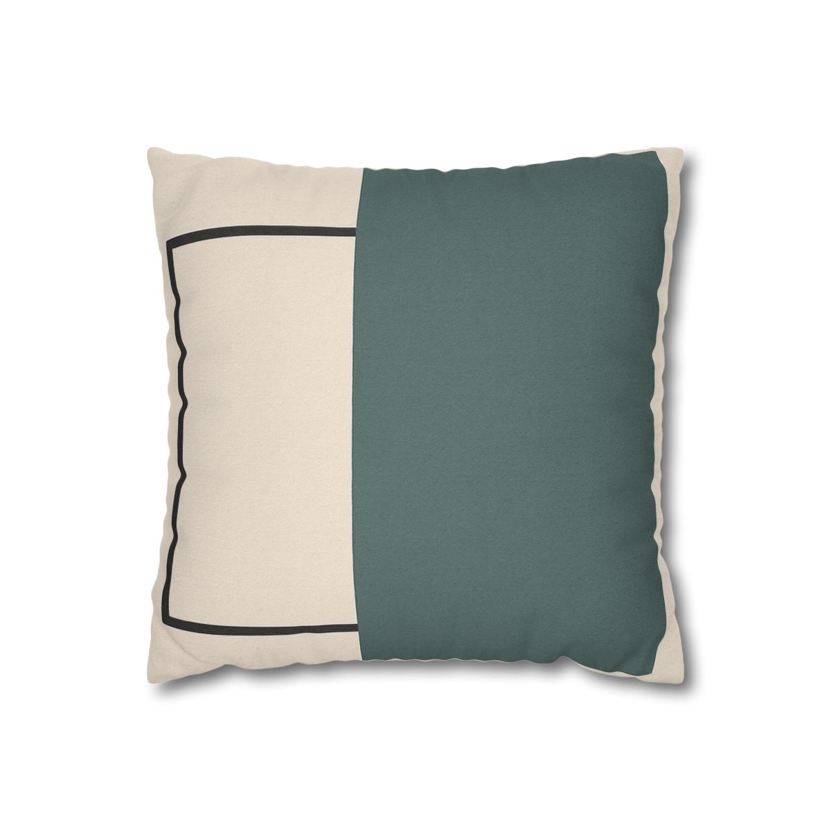 Offset Rectangle Pause personalized pillow covers