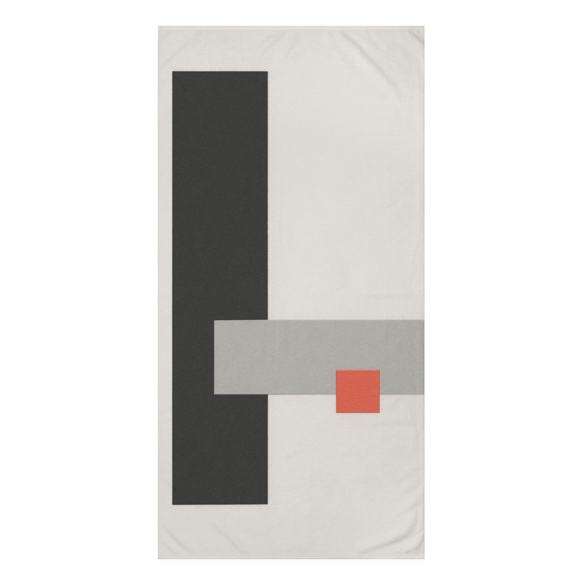 Offset Rectangle Pause designer printed towels