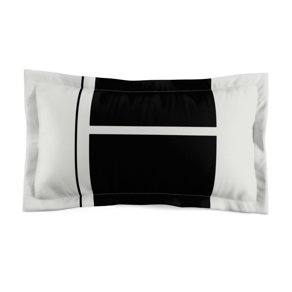 Offset Rectangle Pause stylish throw pillows