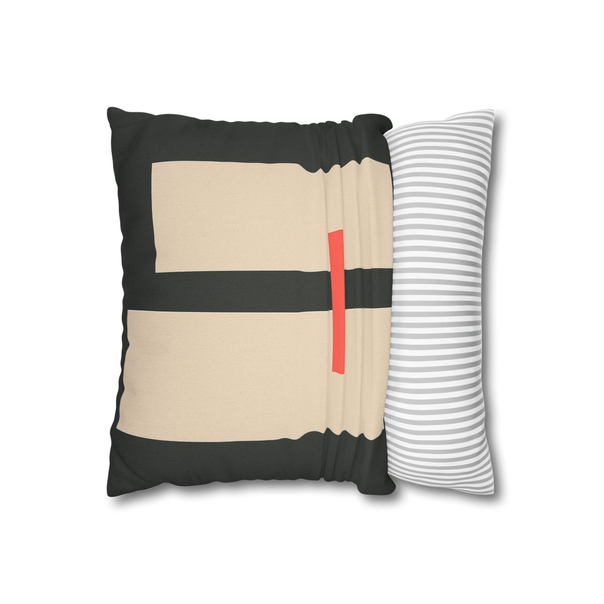 Offset Rectangle Pause personalized pillow covers