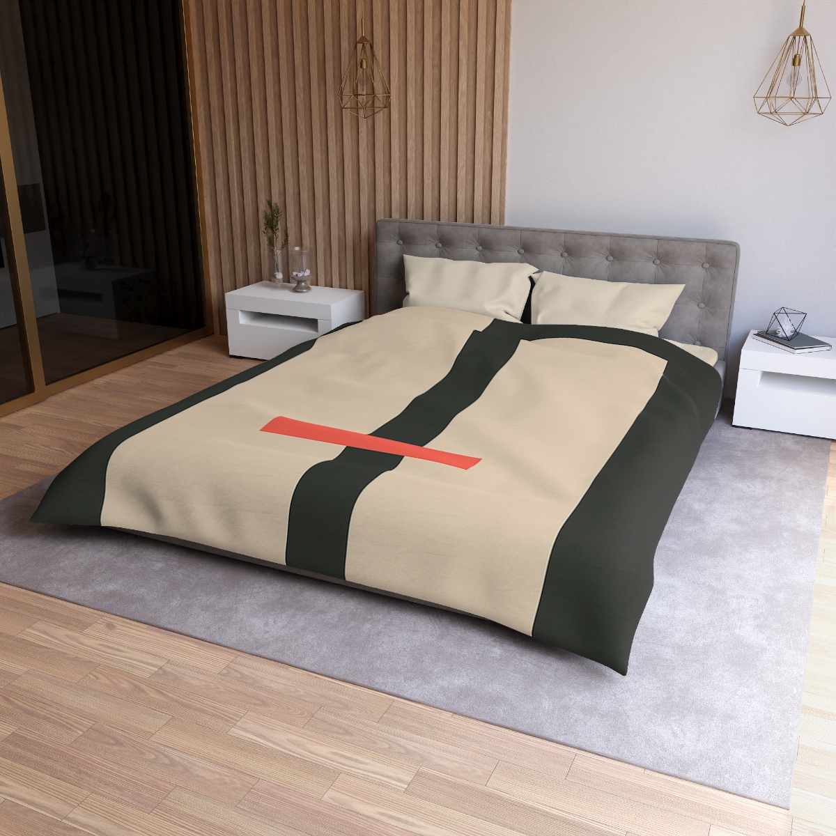 Offset Rectangle Pause duvets for gifts