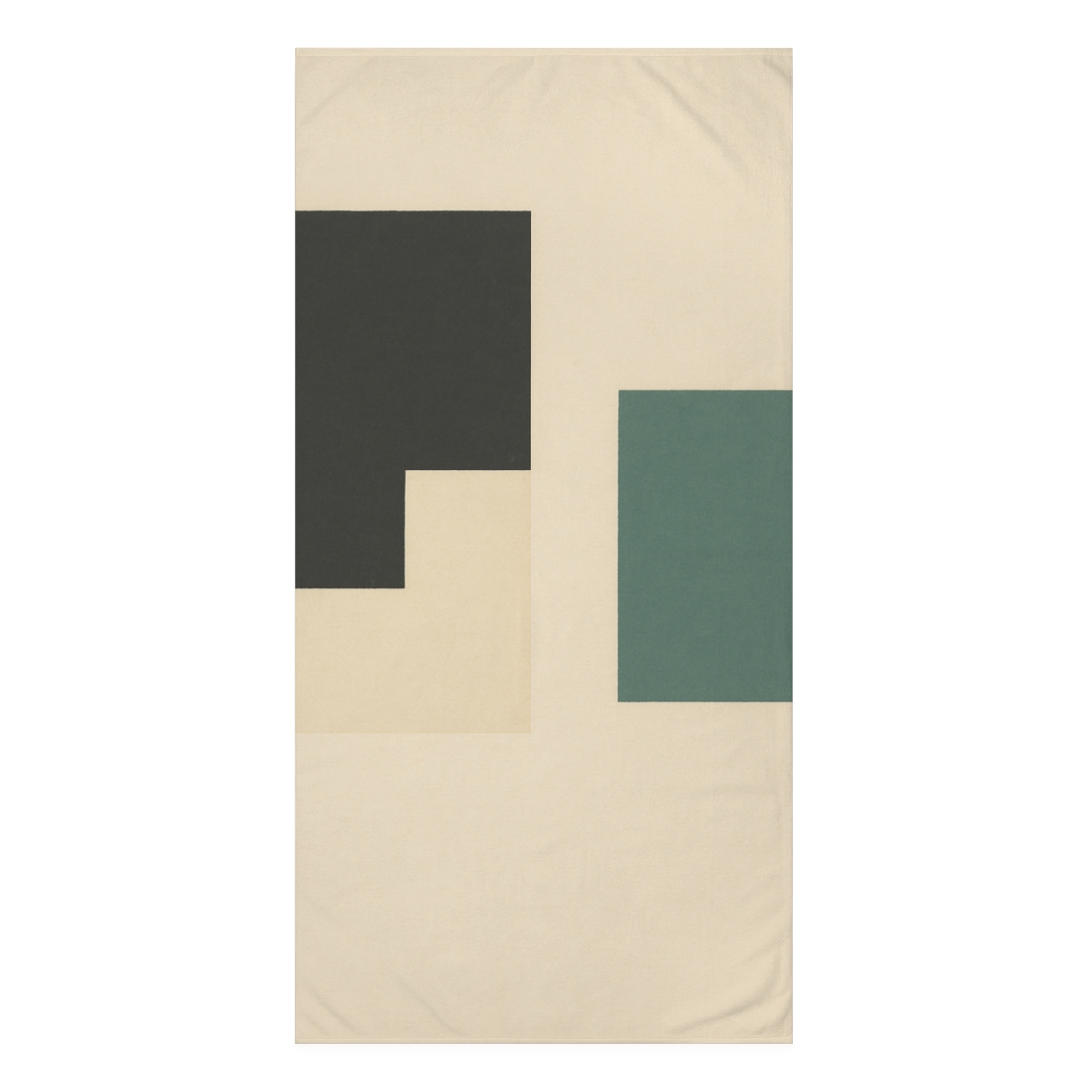 Offset Rectangle Pause soft cotton towels