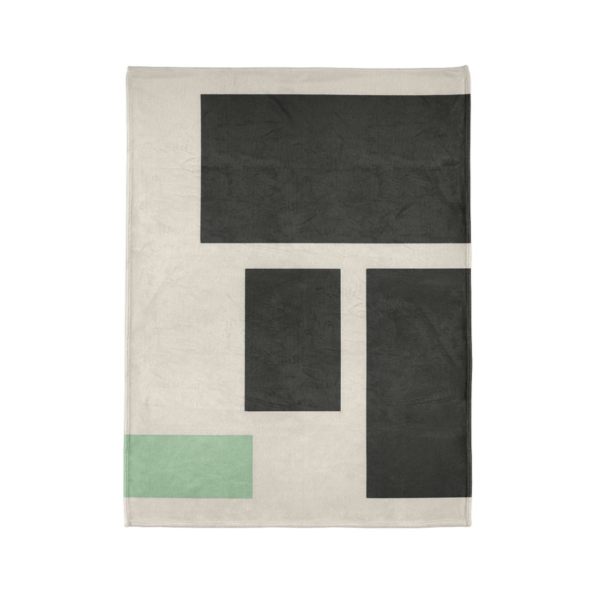 Offset Rectangle Quartet designer printed blankets