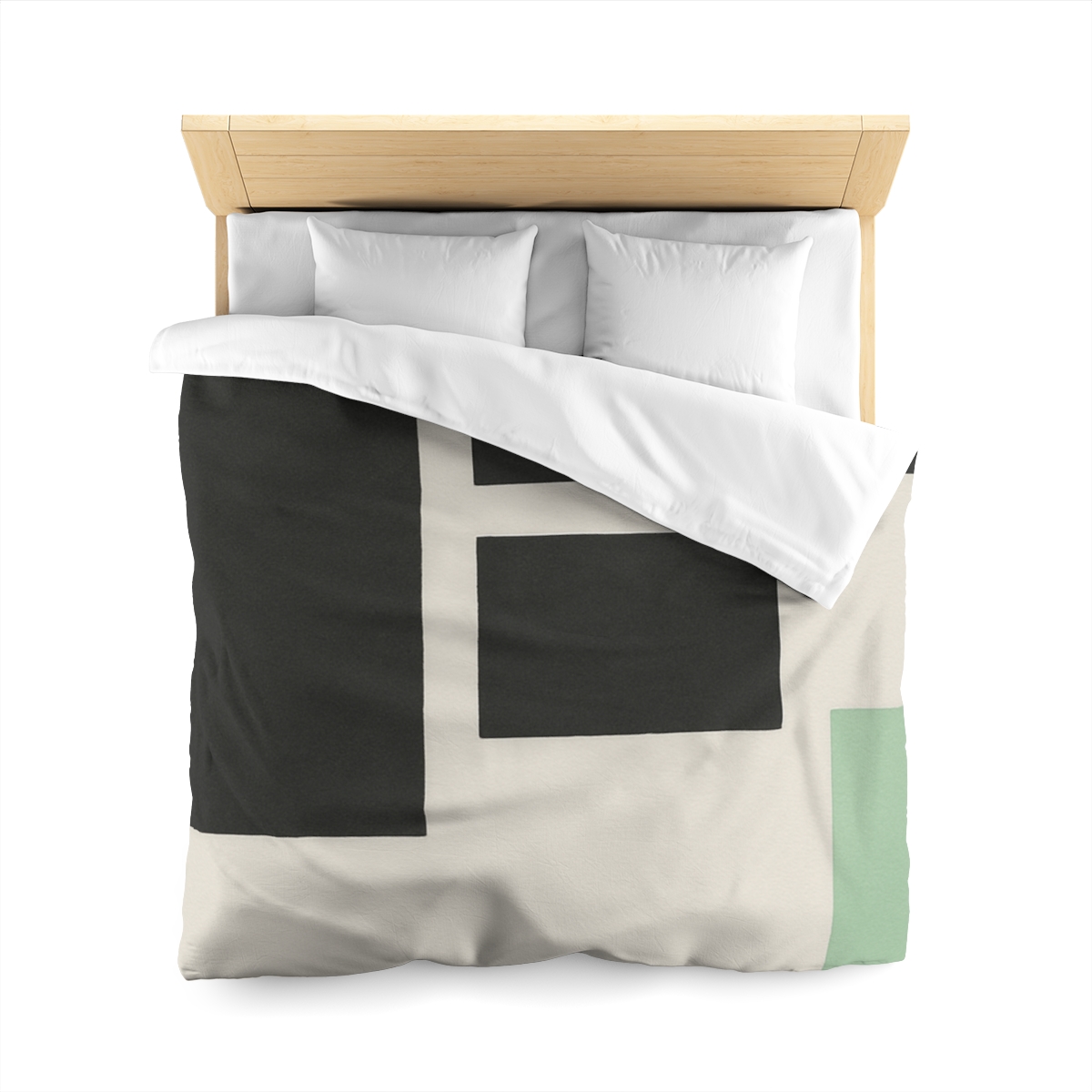 Offset Rectangle Quartet designer printed duvets