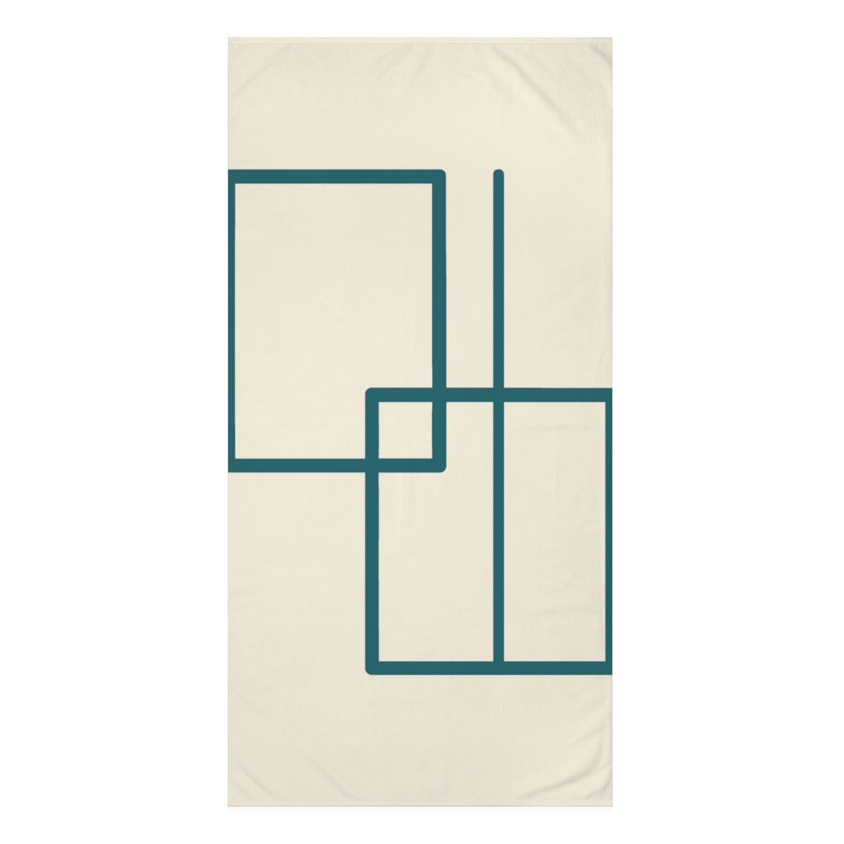 Offset Rectangles And Meridian Line comfortable face towels