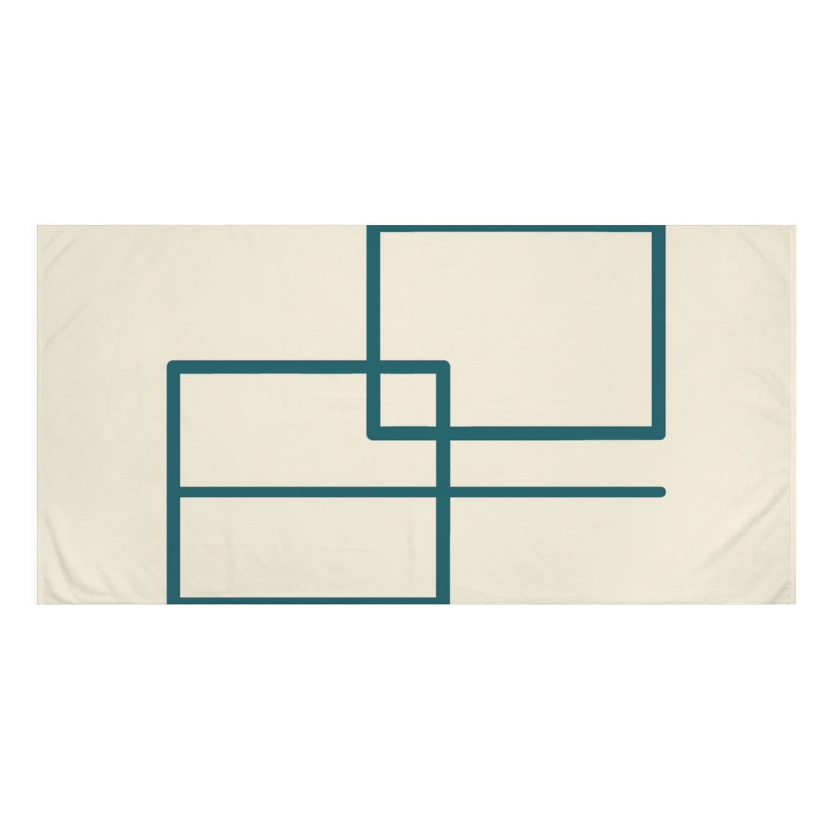 Offset Rectangles And Meridian Line comfortable face towels