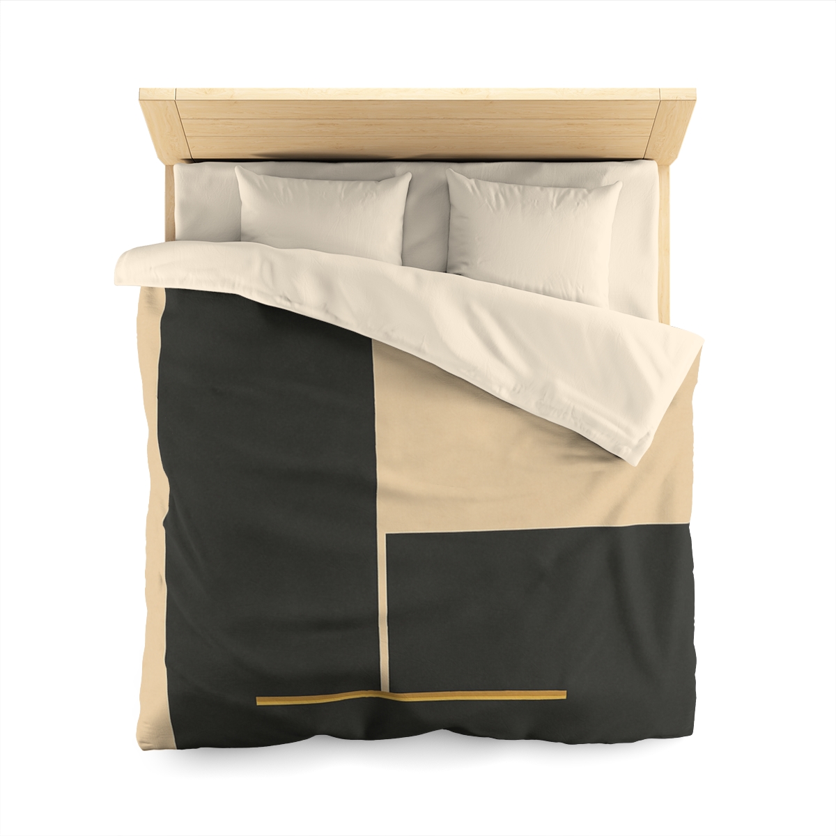 Offset Rectangles With Open Slot unique patterned duvets