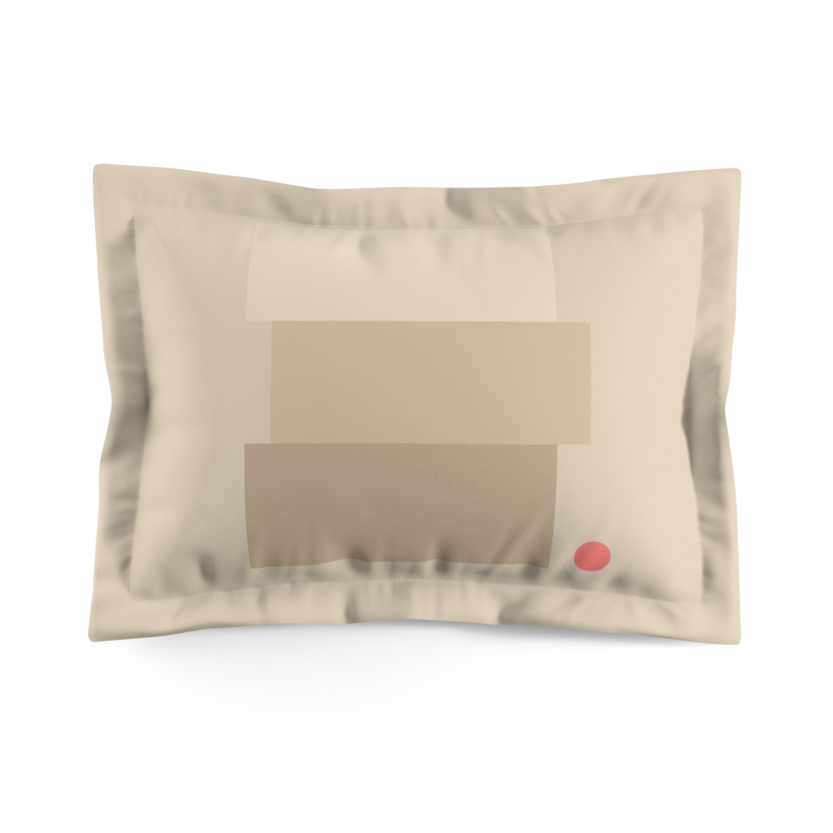 Offset Rectangles With Quiet Dot unique shape pillows
