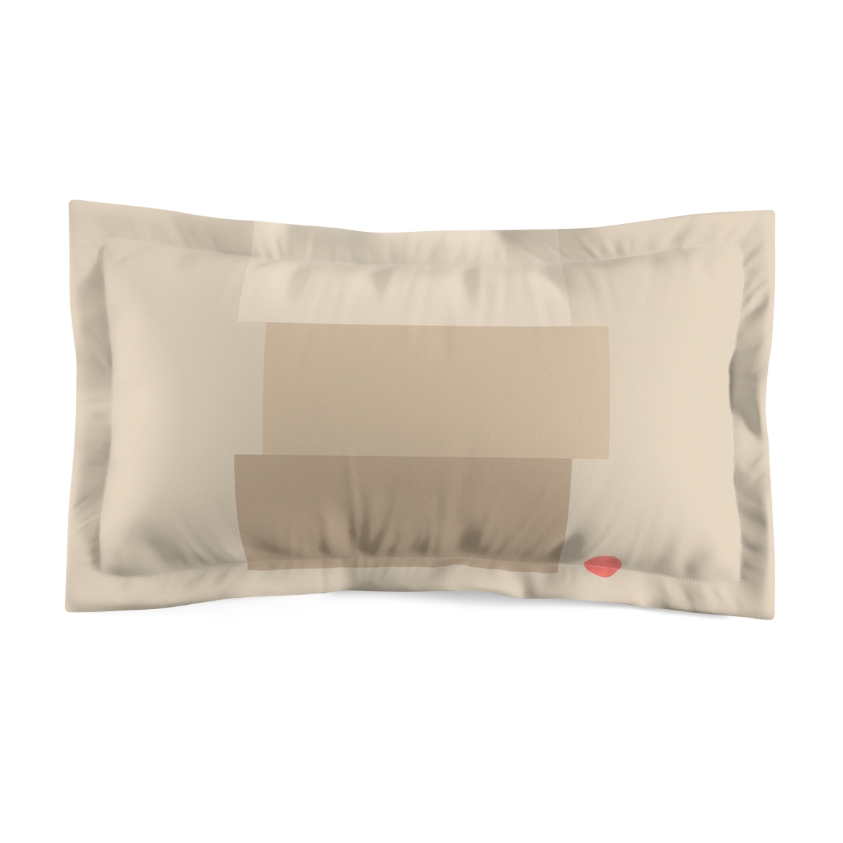 Offset Rectangles With Quiet Dot unique shape pillows