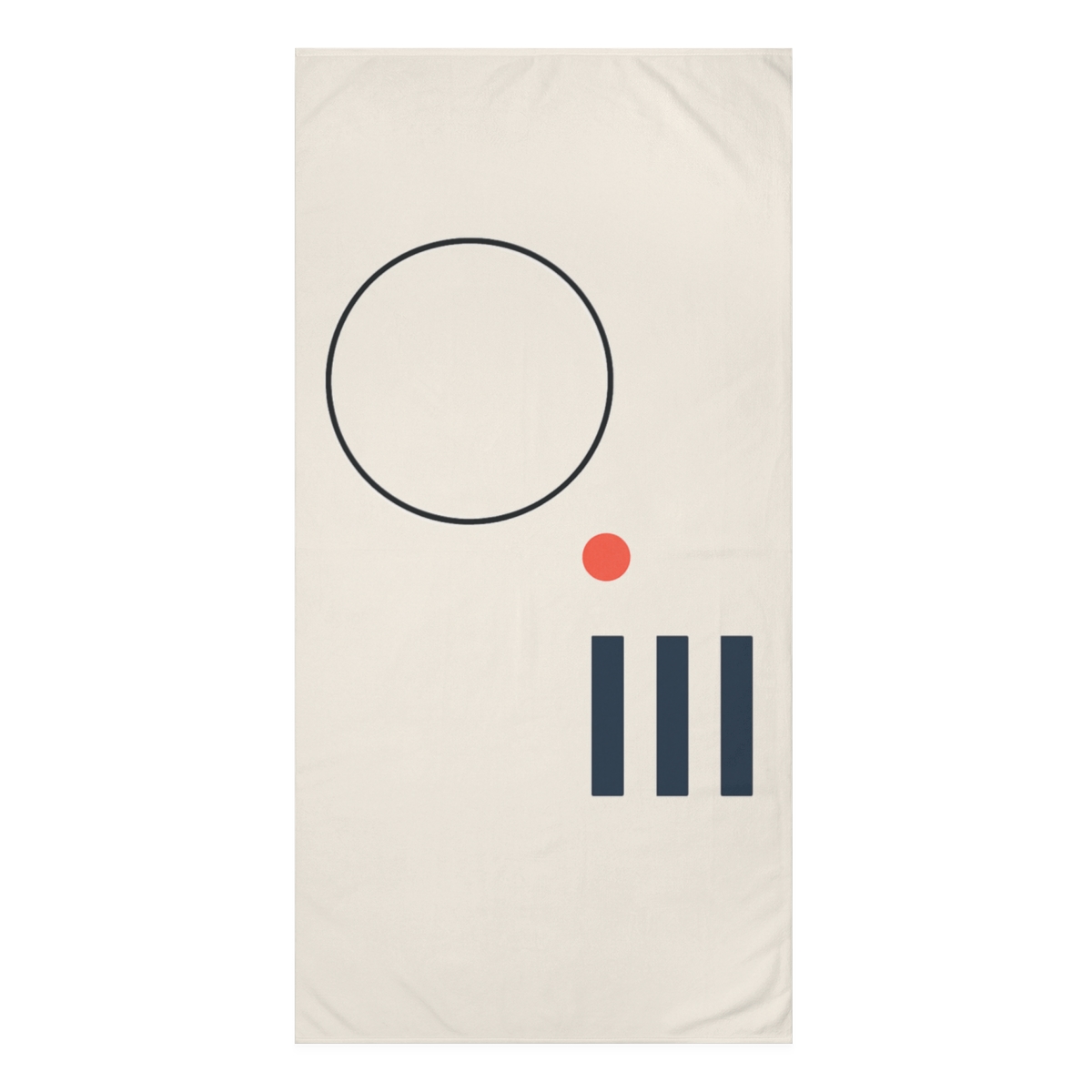 Offset Ring And Bar Alignment stylish beach towels