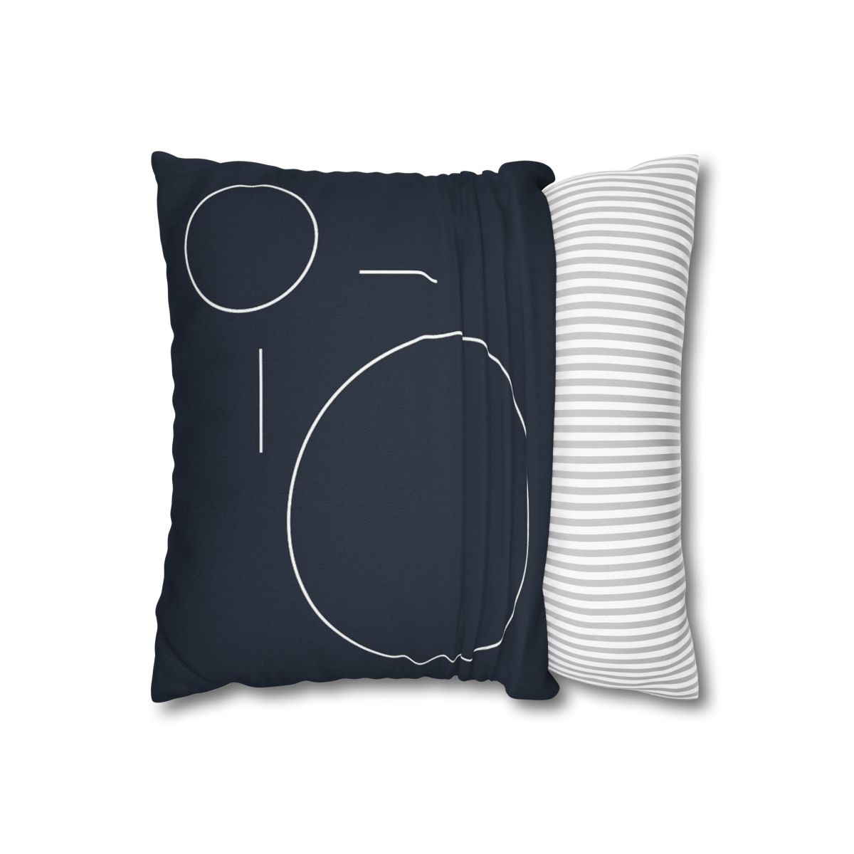 Offset Ring And Bar Constellation soft cotton pillow cases
