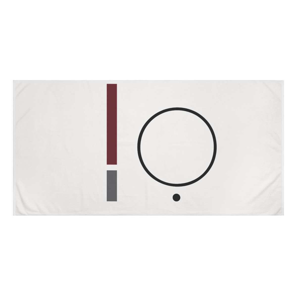 Offset Ring And Bar Dialogue comfortable face towels