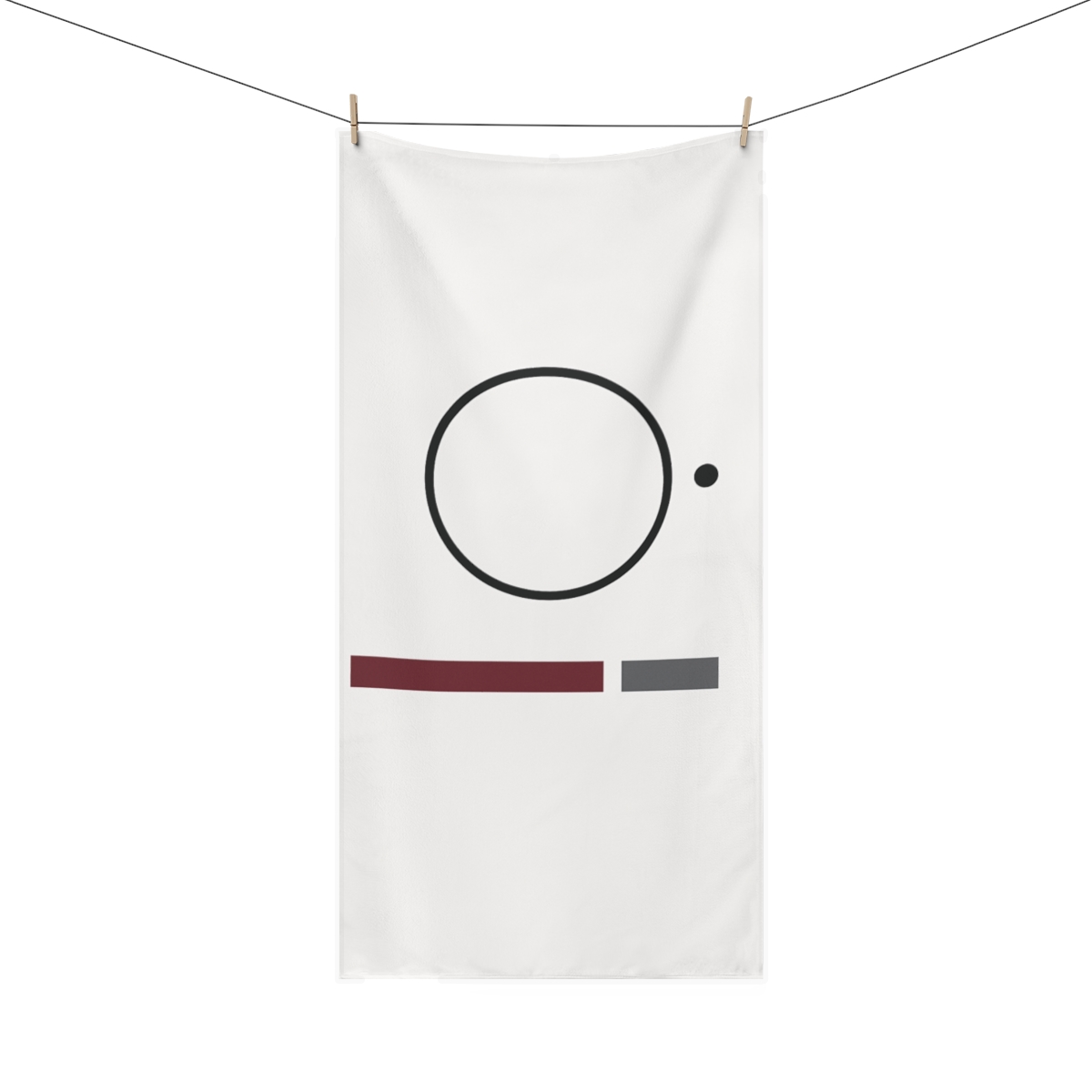 Offset Ring And Bar Dialogue comfortable face towels