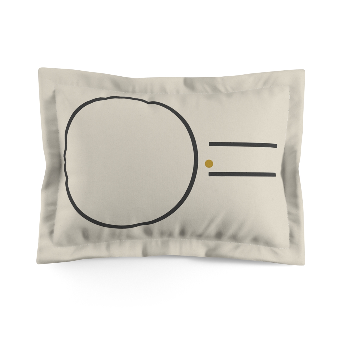 Offset Ring And Twin Bars unique shape pillows