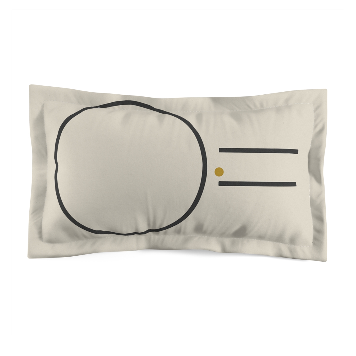 Offset Ring And Twin Bars unique shape pillows