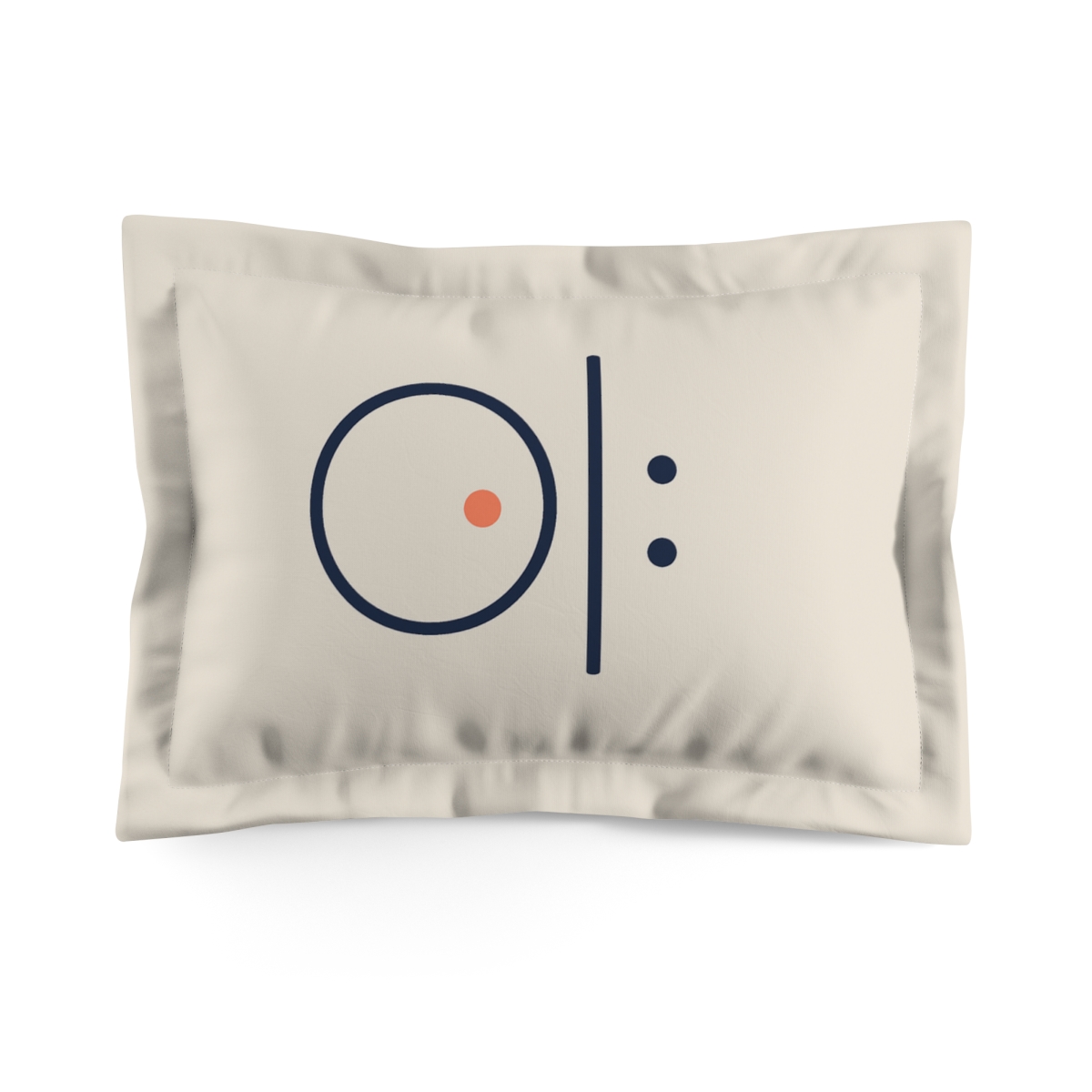Offset Ring With Quiet Axis designer printed pillows