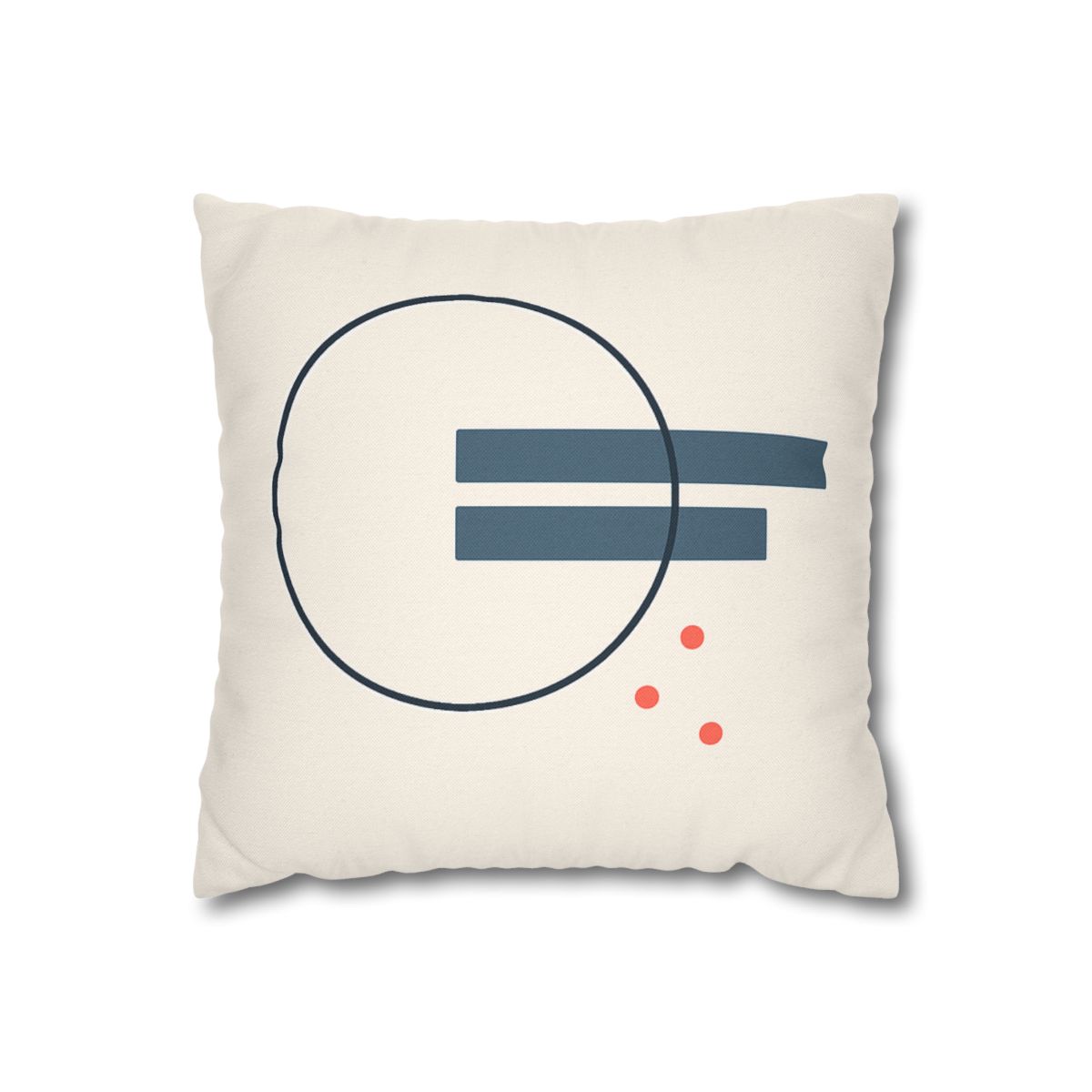 Offset Ring With Split Bars designer print pillow cases