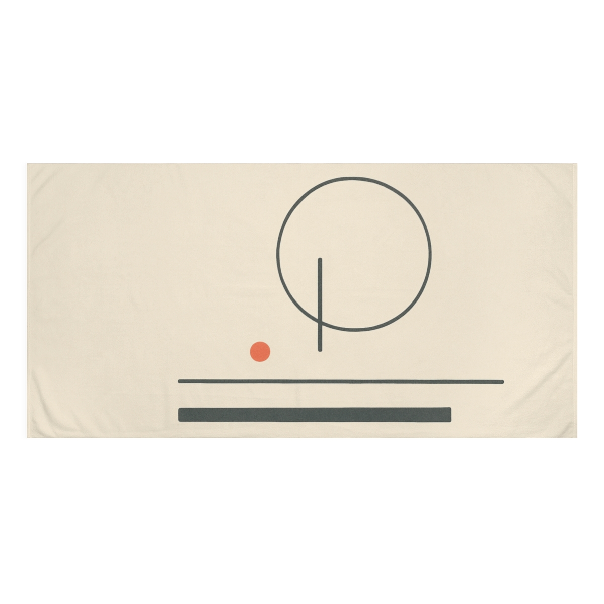 Offset Ring With Split Bars trendy hand towels