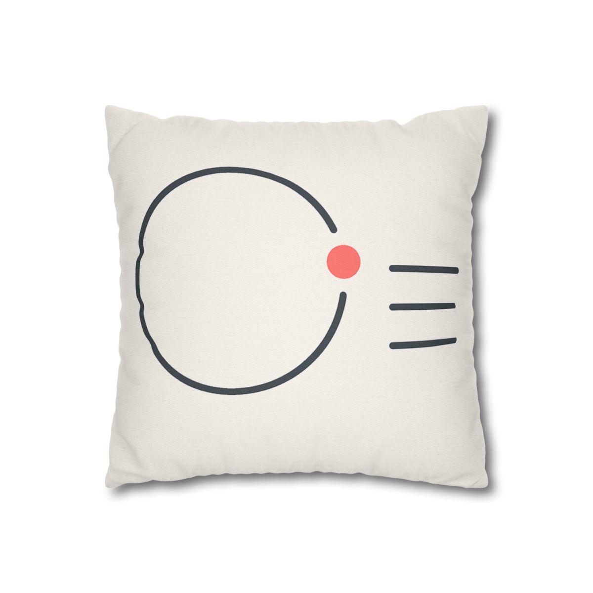 Offset Ring With Three Quiet Bars soft cotton pillow cases