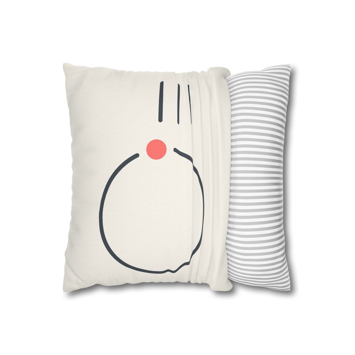 Offset Ring With Three Quiet Bars soft cotton pillow cases