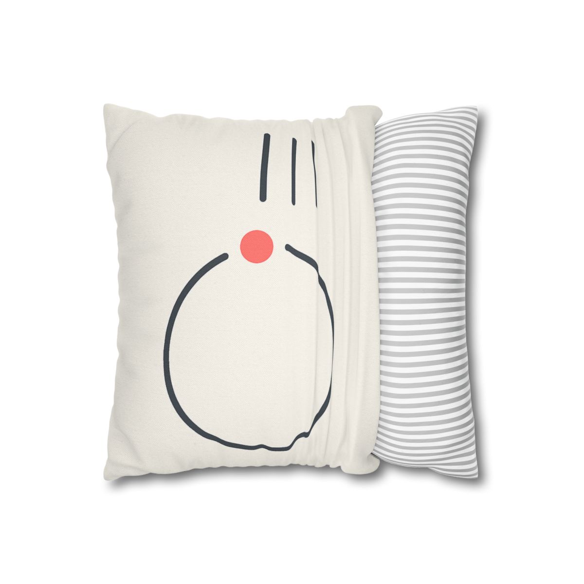 Offset Ring With Three Quiet Bars soft cotton pillow cases