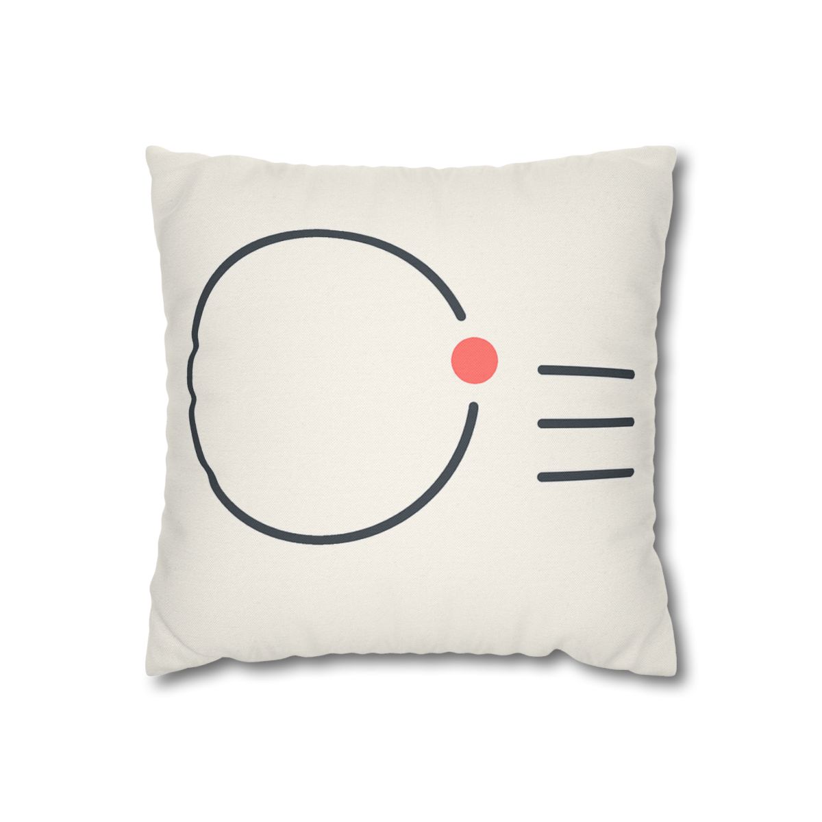 Offset Ring With Three Quiet Bars soft cotton pillow cases