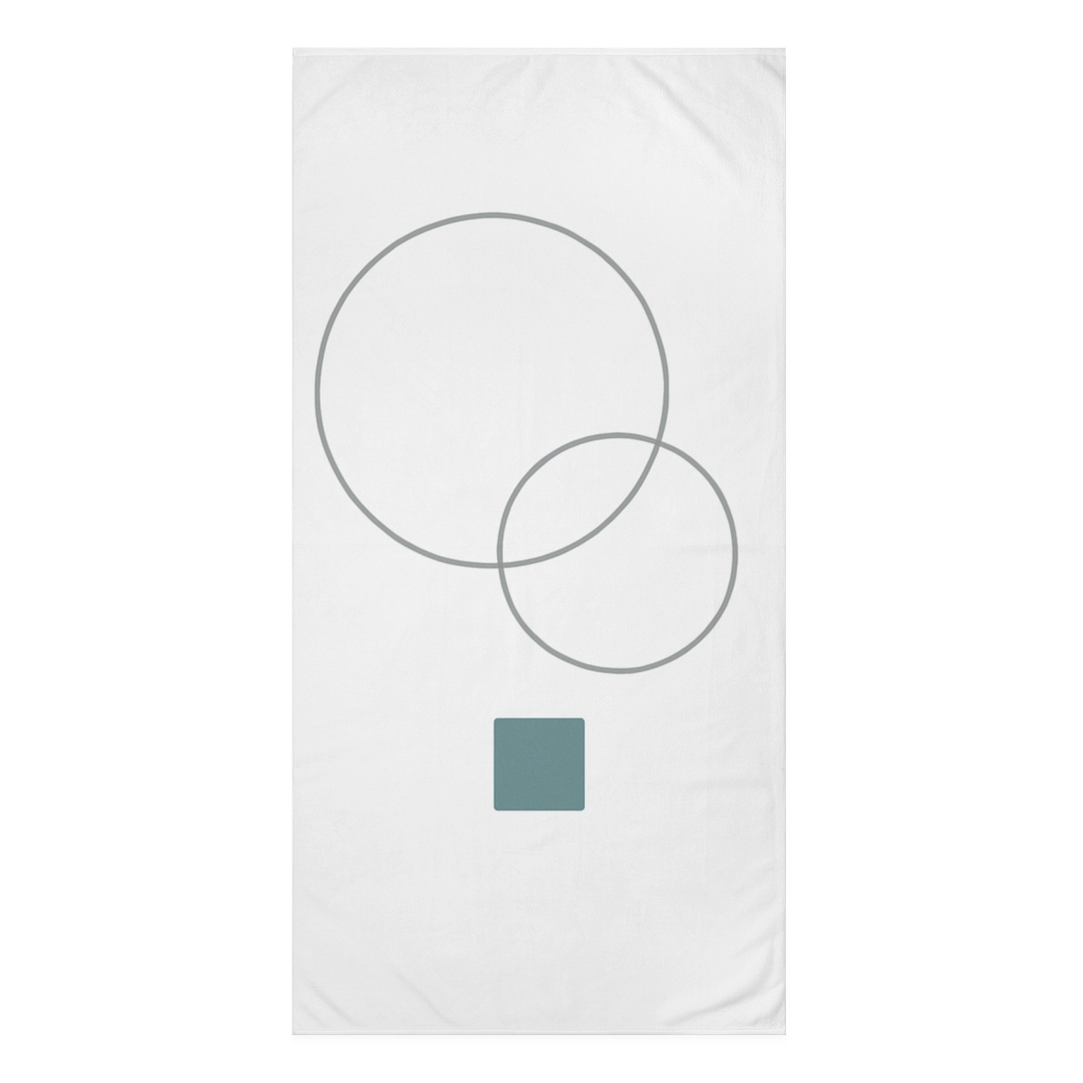 Offset Rings With Lone Anchor stylish beach towels