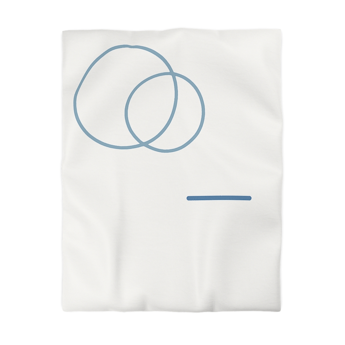 Offset Rings With Quiet Line custom duvets