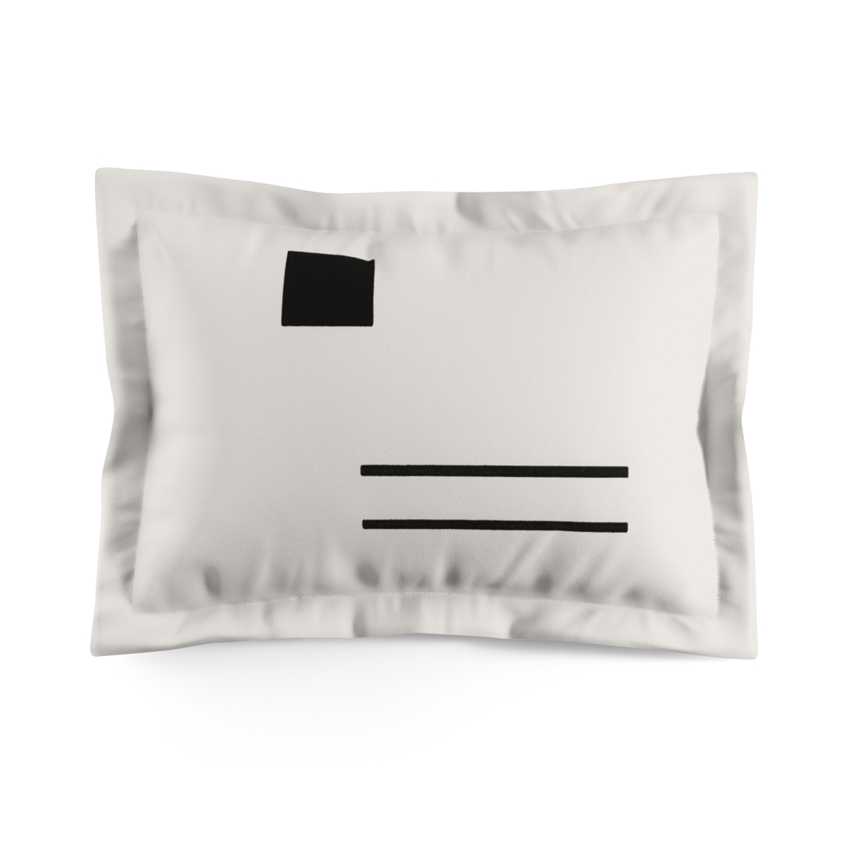 Offset Square And Parallel Bar Pair trendy accent pillows