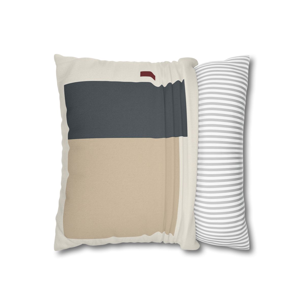 Offset Squares With Calm Corridor designer print pillow cases