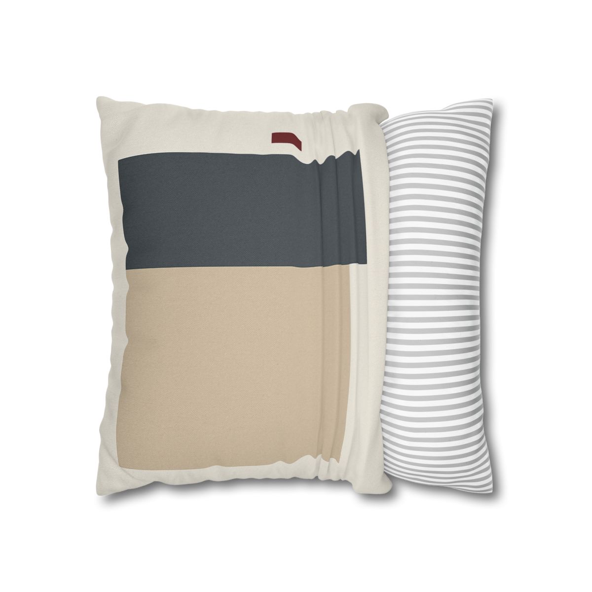 Offset Squares With Calm Corridor designer print pillow cases