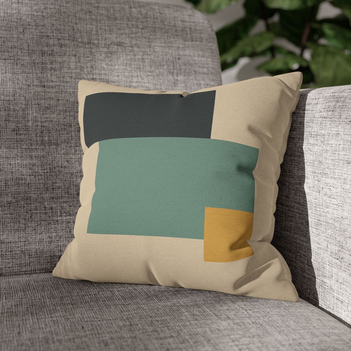 Offset Trio Of Blocks comfortable bedding pillow covers