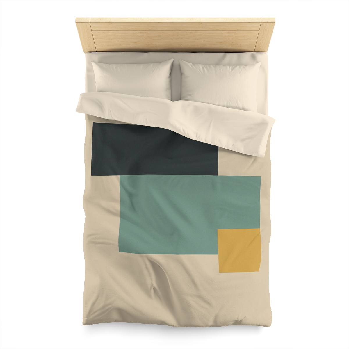 Offset Trio Of Blocks custom duvets