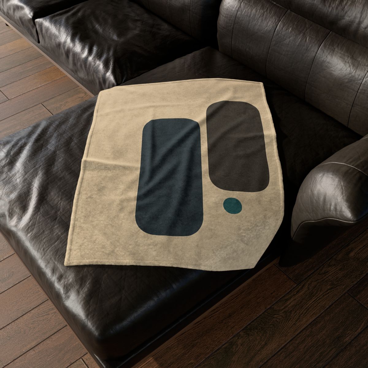 Offset Trio Of Rounded Bars trendy patterned blankets