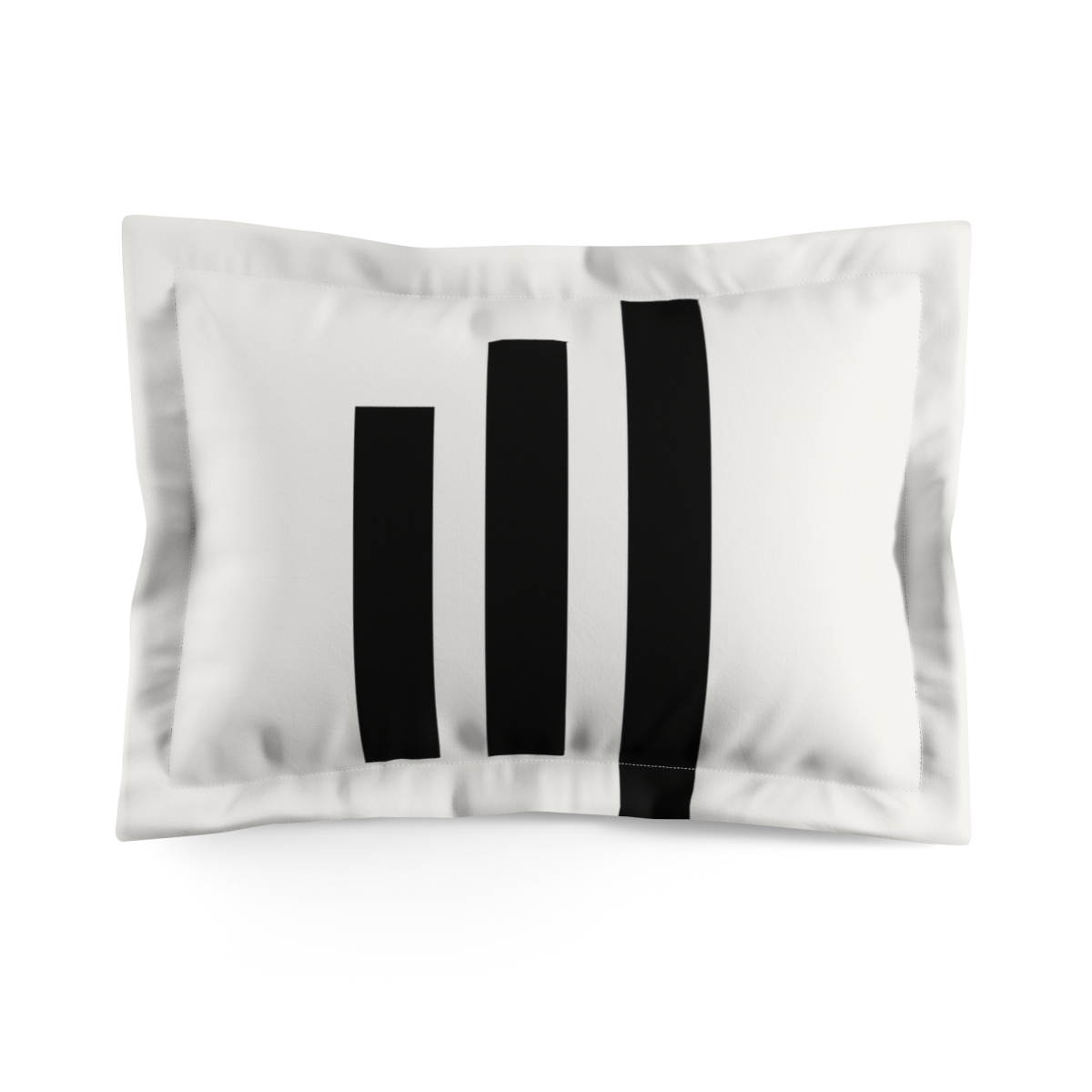 Offset Trio Of Vertical Bars trendy accent pillows