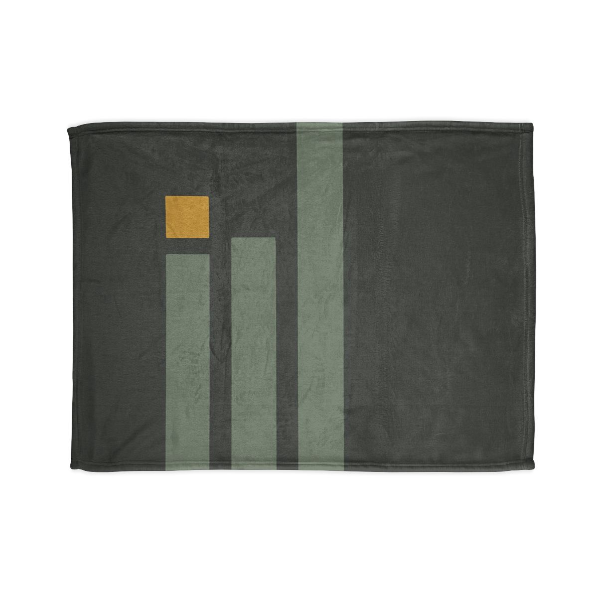 Offset Trio Of Vertical Bars soft fleece blankets
