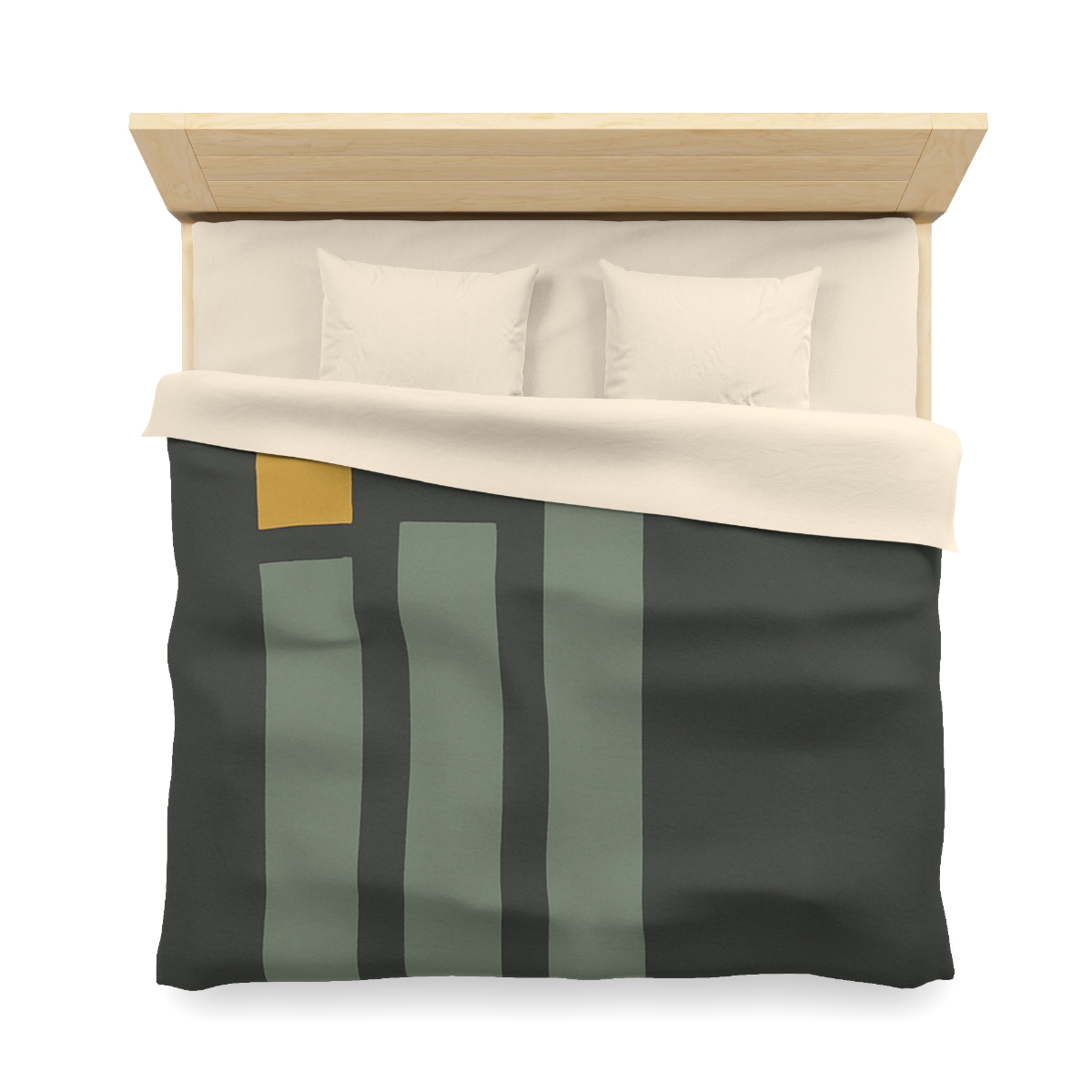 Offset Trio Of Vertical Bars soft comforter duvets