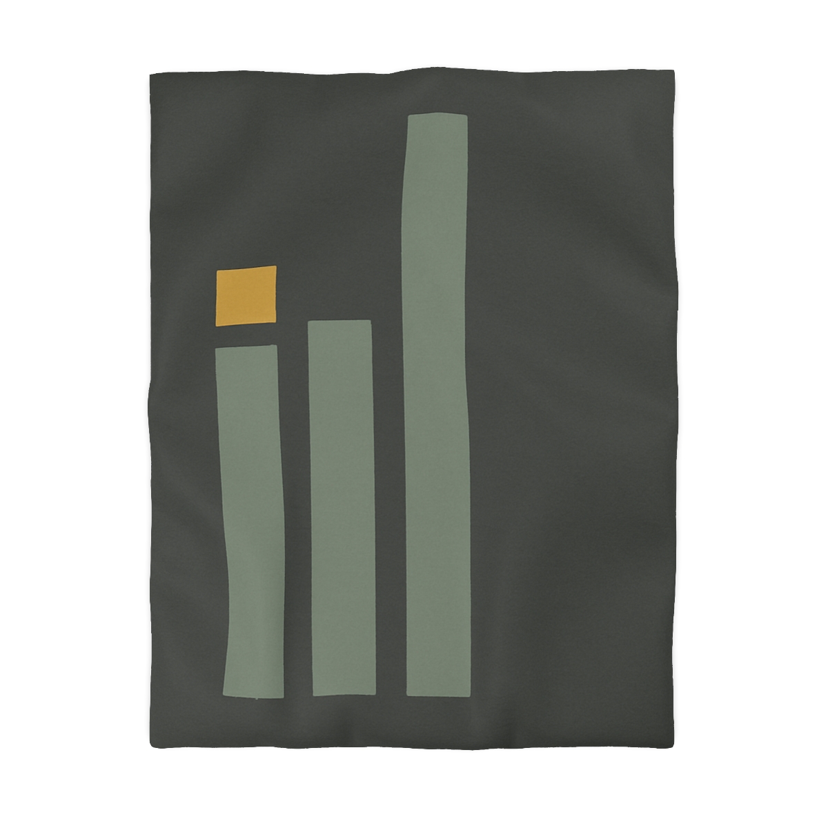 Offset Trio Of Vertical Bars soft comforter duvets