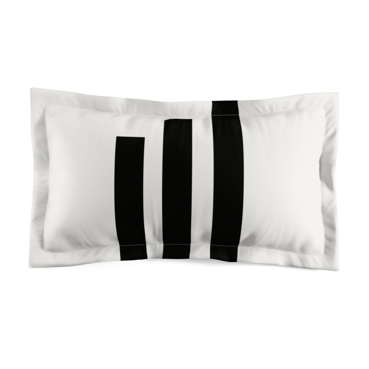 Offset Trio Of Vertical Bars trendy accent pillows