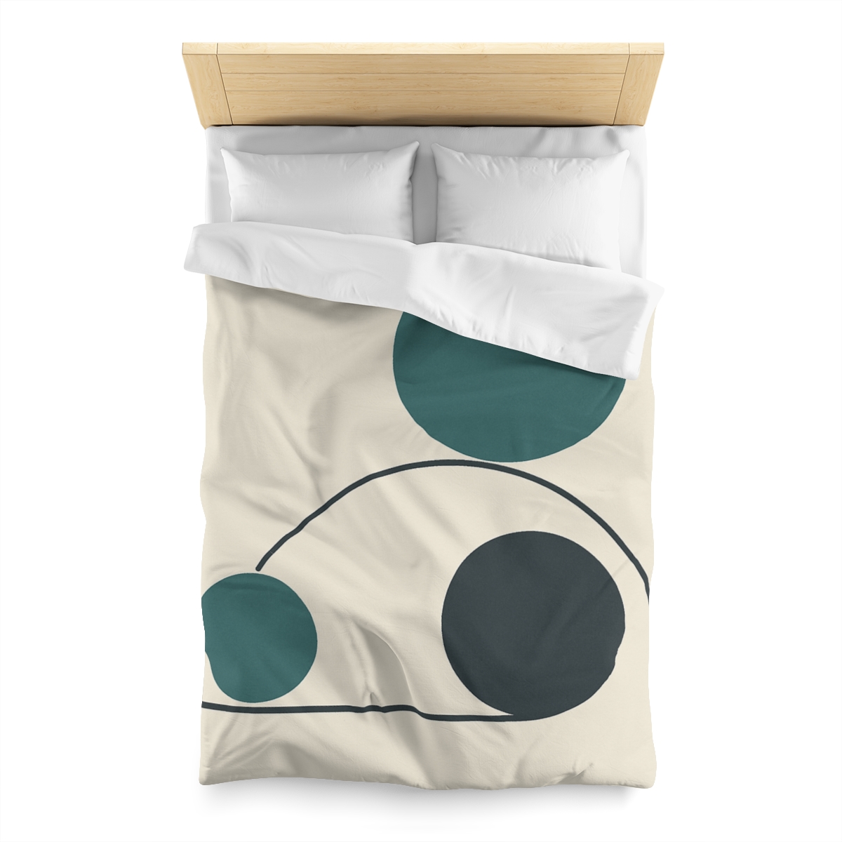 Offset Trio With Subtle Arc soft comforter duvets