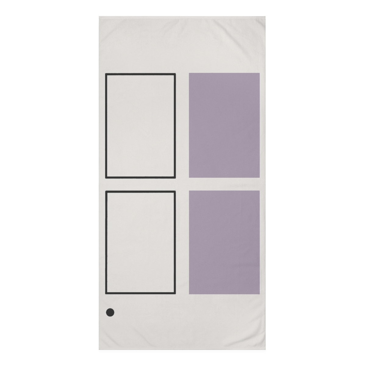 Offset Window Quartet comfortable face towels