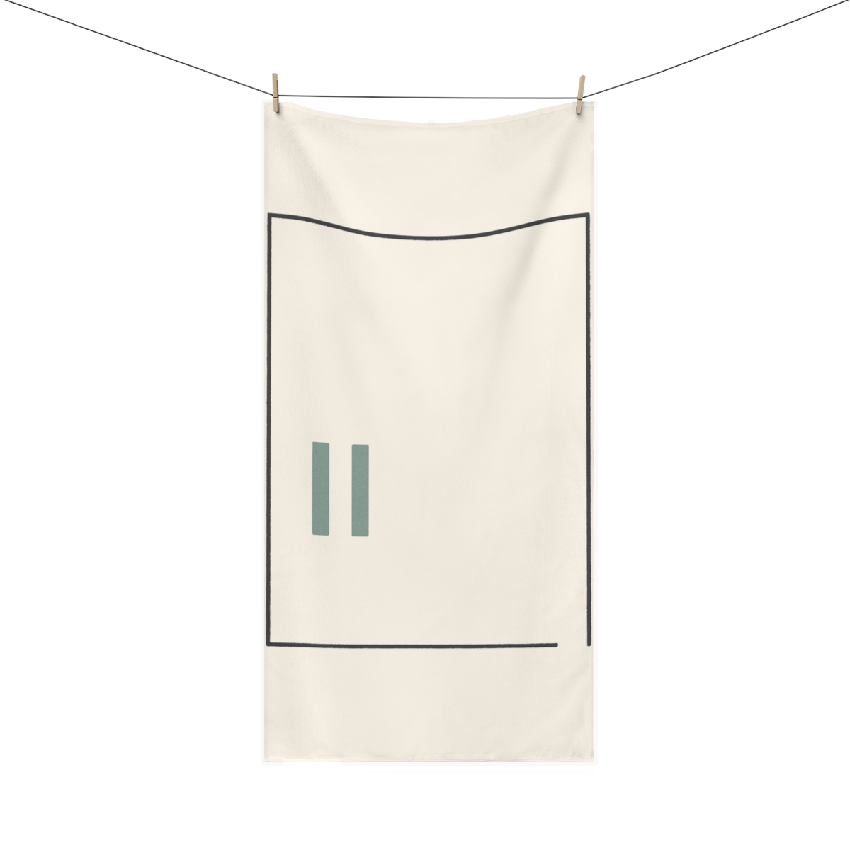 Open Frame And Twin Short Bars trendy hand towels