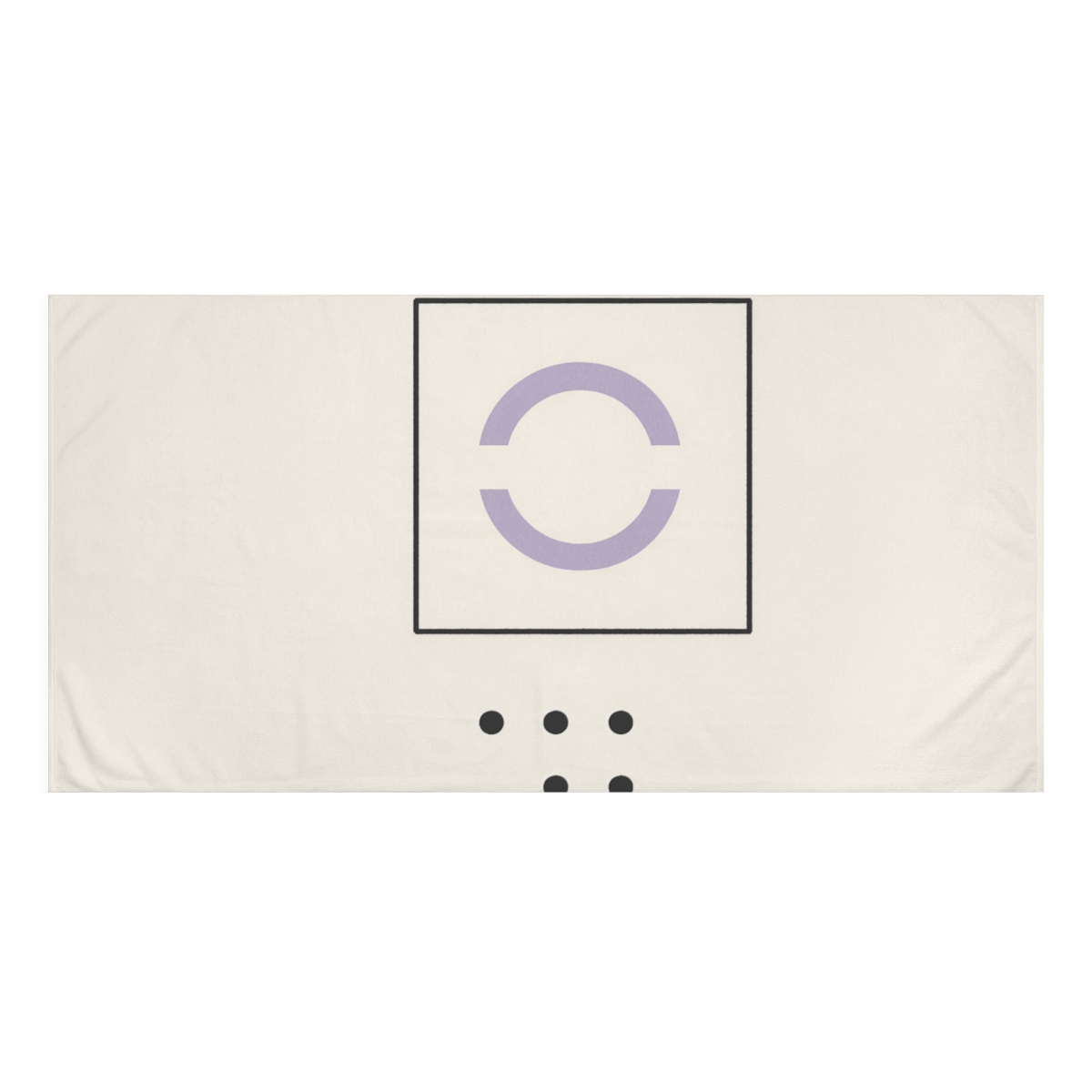 Open Frame With Arc Pair And Missing Dot Grid stylish beach towels