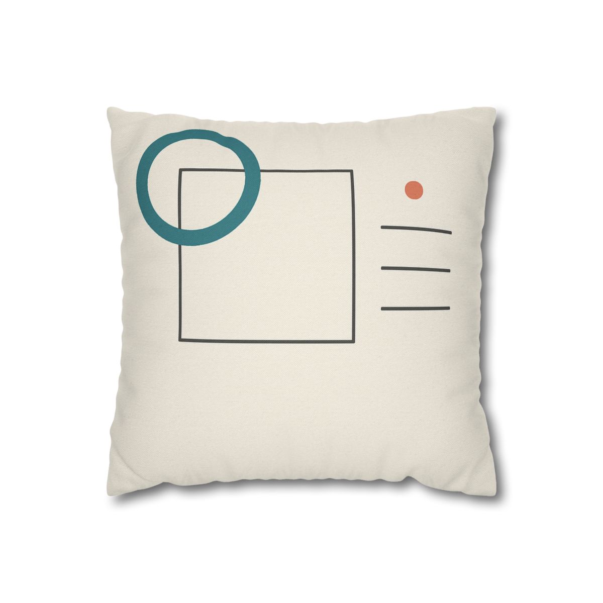 Open Frame With Drifted Ring soft cotton pillow cases