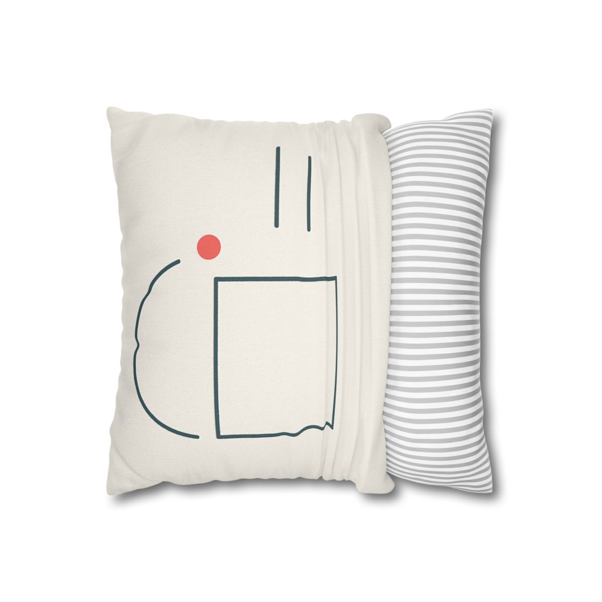 Open Frame With Drifting Arc personalized pillow covers