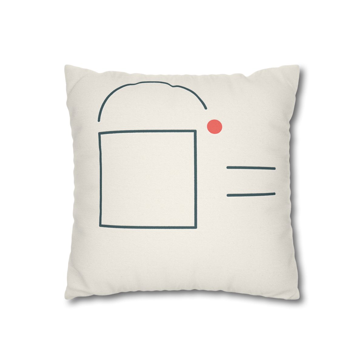 Open Frame With Drifting Arc personalized pillow covers